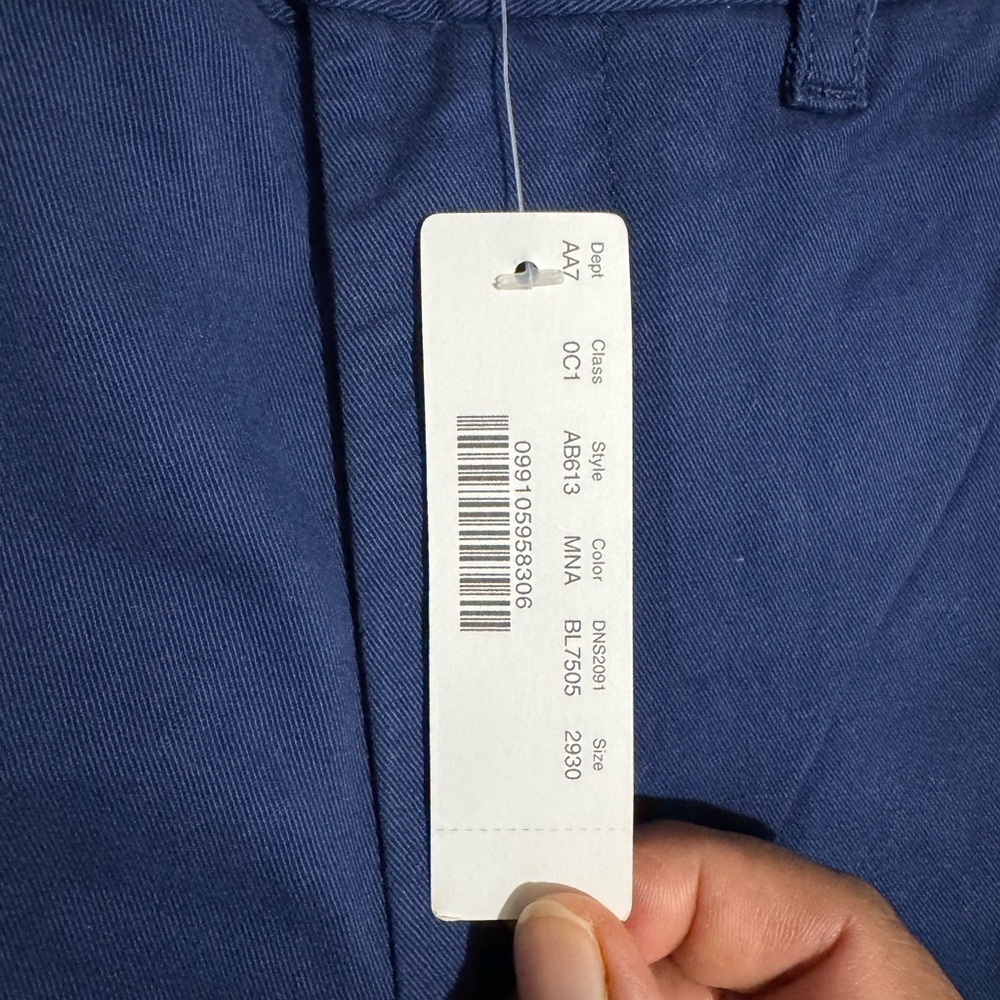 J. Crew Classic Blue Chinos NWT - Picture 4 of 7